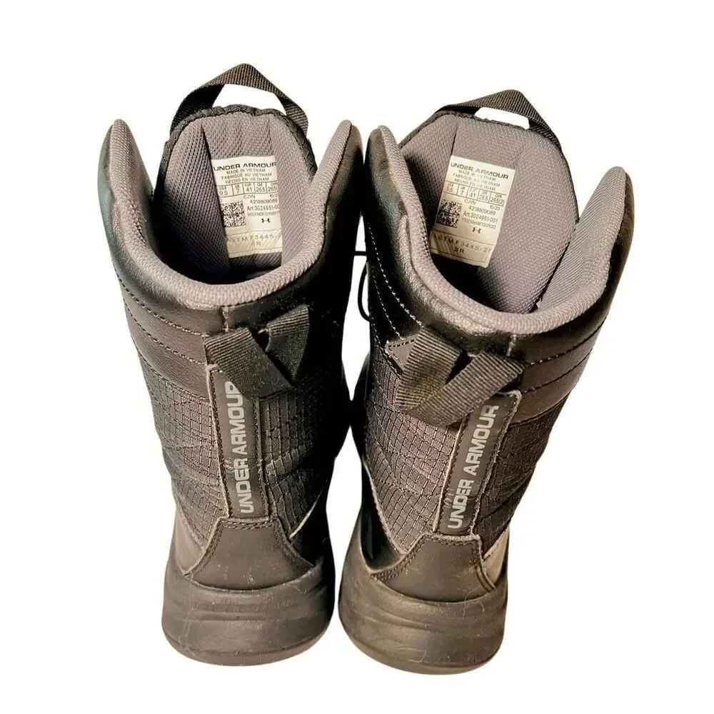 UNDER ARMOUR MEN'S STELLAR G2 MILITARY TACTICAL BOOT SIZE 9.5 BLACK
